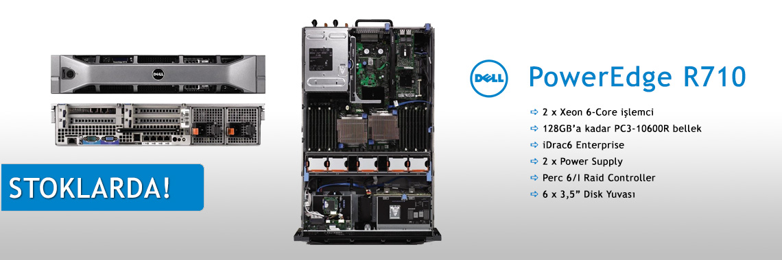 DELL PowerEdge R710 Sunucu